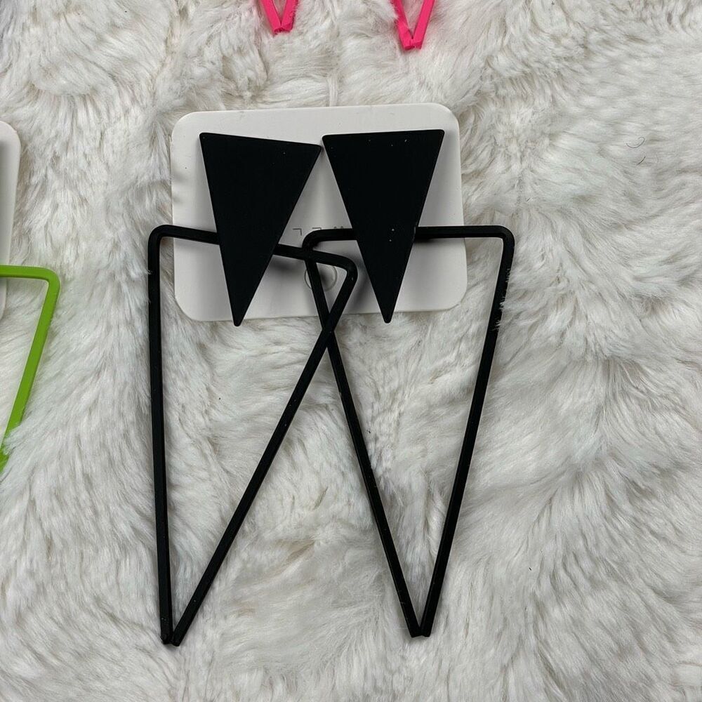 Pack Of 4 Costume Statement Earrings - Picture 2 of 5
